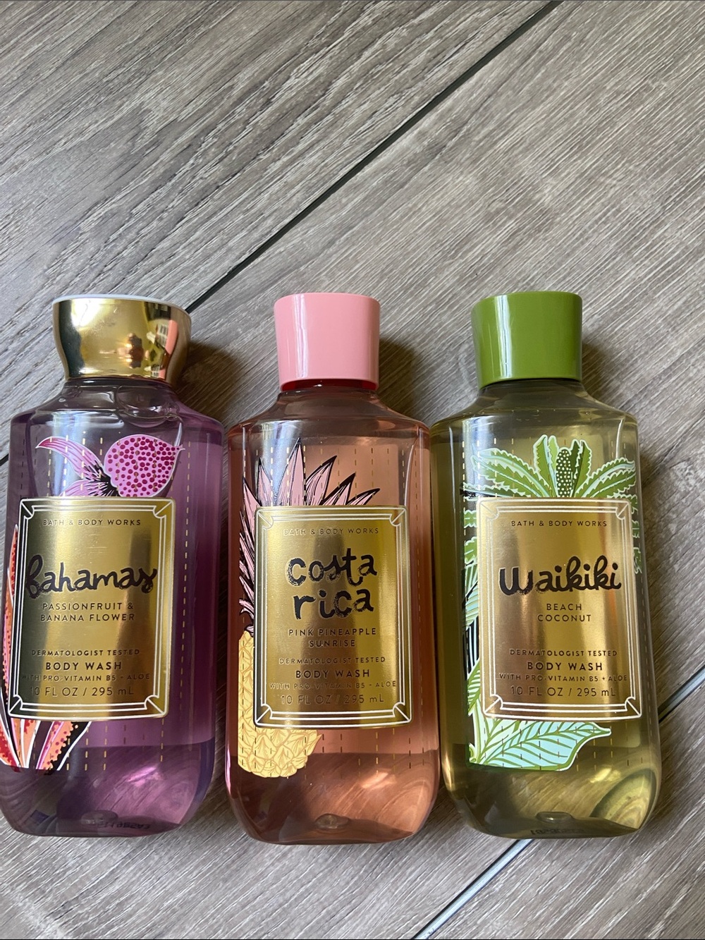 Bath & Body Works Bundle of 3 Body Washes